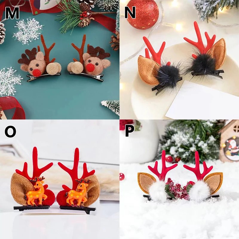 Christmas Antler Hair Clips Deer Ear Hairpins Festivals Christmas Headbands Pine Cones Hair Ball Adult Headwear Hair Accessories Christmas Antler Hair Clips Deer Ear Hairpins Festivals Christmas Headbands Pine Cones Hair Ball Adult Headwear Hair Accessories