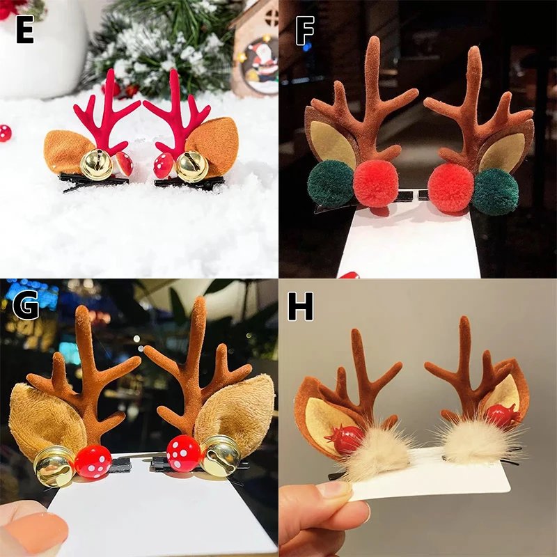 Christmas Antler Hair Clips Deer Ear Hairpins Festivals Christmas Headbands Pine Cones Hair Ball Adult Headwear Hair Accessories Christmas Antler Hair Clips Deer Ear Hairpins Festivals Christmas Headbands Pine Cones Hair Ball Adult Headwear Hair Accessories
