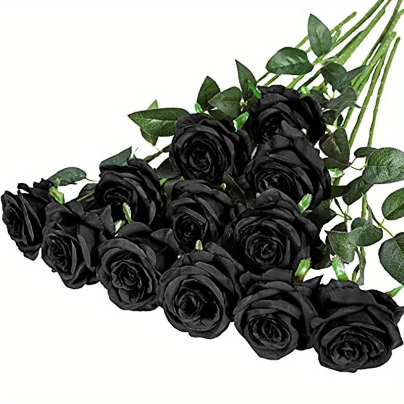12pcs Realistic Artificial Rose Bouquet for Weddings, Birthdays, and More  for Floral Arrangements and Home Decor