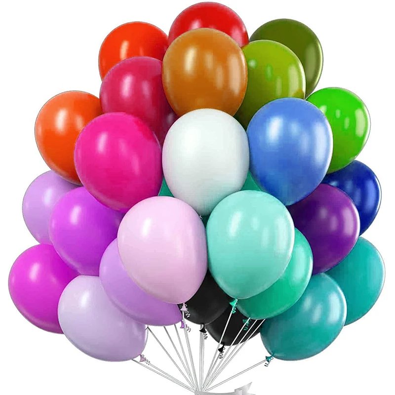 10/20/30pc 10/12inch Pearl Latex Balloon White Pink Blue Helium Ball Wedding Adult Birthday Party Decoration Baby Shower Globos