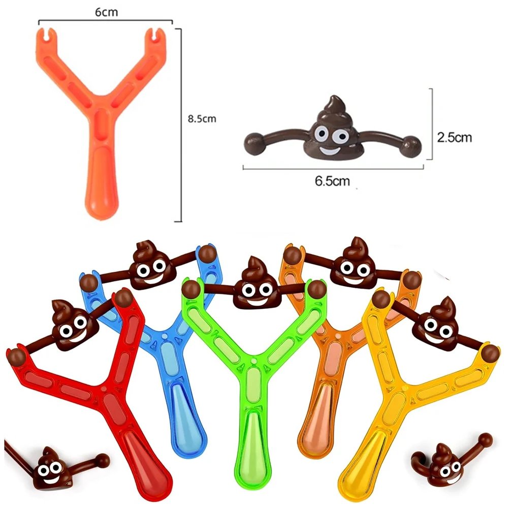 6/36set Fun Colorful Shooting Fake Poop Toys For Kids Birthday Party Favor Bag Pi&ntilde;ata Filler Boys Girls Party Gifts Supplies