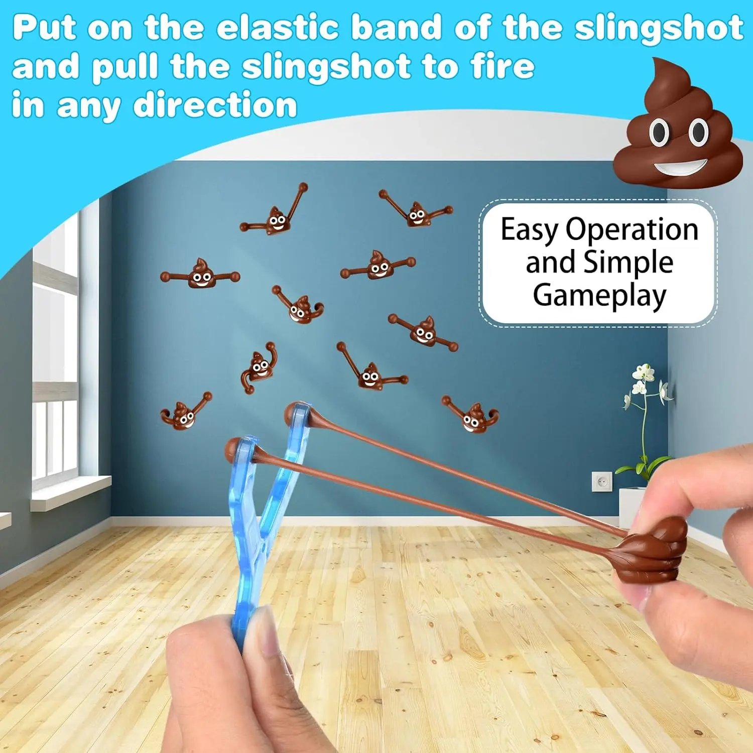 6/36set Fun Colorful Shooting Fake Poop Toys For Kids Birthday Party Favor Bag Pi&ntilde;ata Filler Boys Girls Party Gifts Supplies