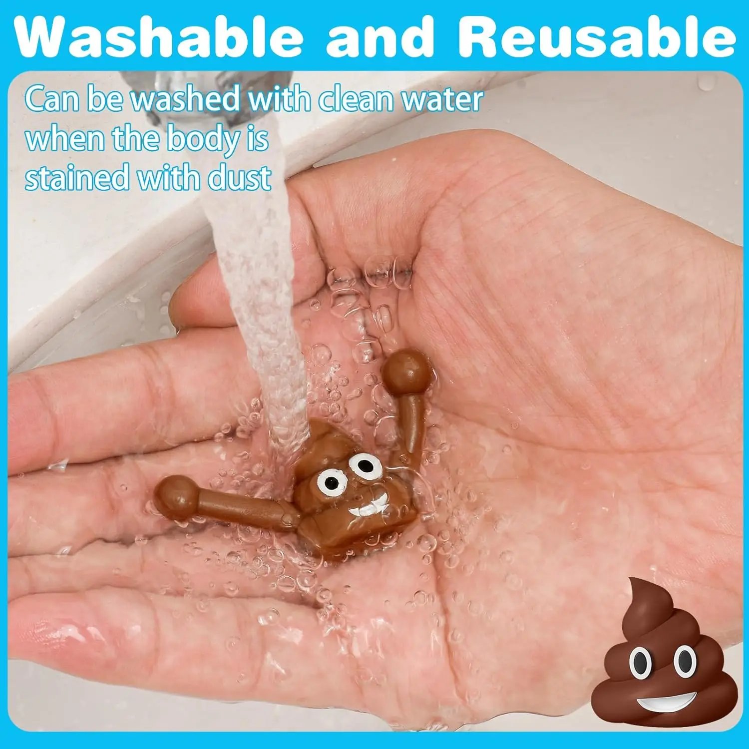 6/36set Fun Colorful Shooting Fake Poop Toys For Kids Birthday Party Favor Bag Pi&ntilde;ata Filler Boys Girls Party Gifts Supplies