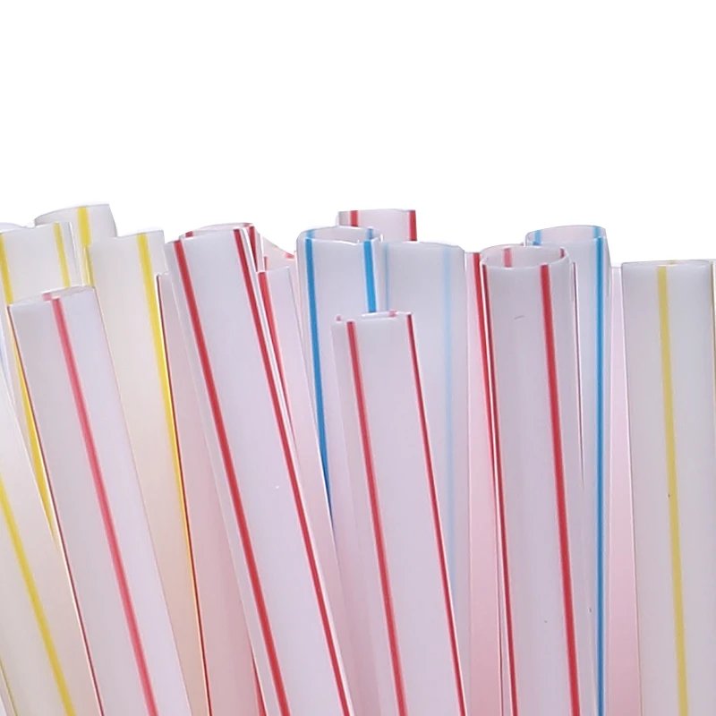 50-3000Pcs Multicolor Drinking Straws rietjes Milk Tea Bar Party Wedding Kitchen Home Accessories Beverage Black Straw Wholesale