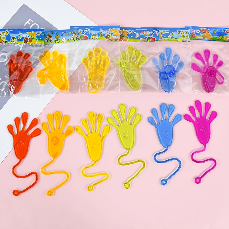 5-50Pcs Funny Sticky Hands Stretchable Palm Kids Novelty Toy Birthday Party Favors Guests Gift Goodie Pinata Filler Christmas 5-50Pcs Funny Sticky Hands Stretchable Palm Kids Novelty Toy Birthday Party Favors Guests Gift Goodie Pinata Filler Christmas