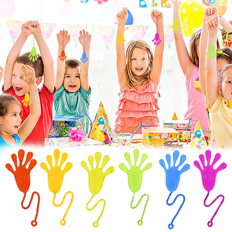 5-50Pcs Funny Sticky Hands Stretchable Palm Kids Novelty Toy Birthday Party Favors Guests Gift Goodie Pinata Filler Christmas 5-50Pcs Funny Sticky Hands Stretchable Palm Kids Novelty Toy Birthday Party Favors Guests Gift Goodie Pinata Filler Christmas