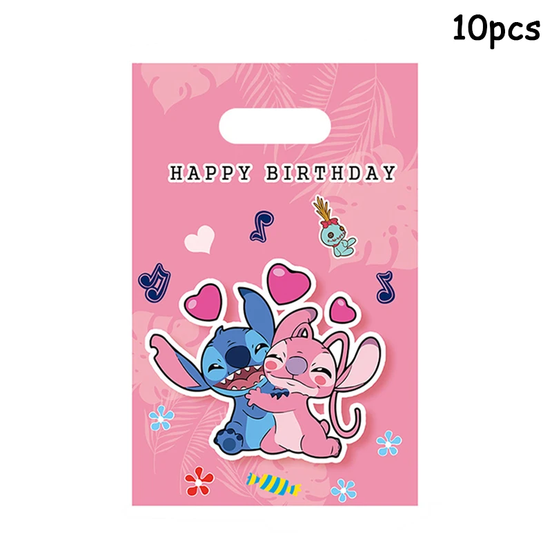 10pcs Disney Lilo&Stitch Party gift Bags Kids Candy Treat Bag Party Blue Stitch Pink Angel Goodie Gift Bags For Kids Birthday 10pcs Disney Lilo&Stitch Party gift Bags Kids Candy Treat Bag Party Blue Stitch Pink Angel Goodie Gift Bags For Kids Birthday