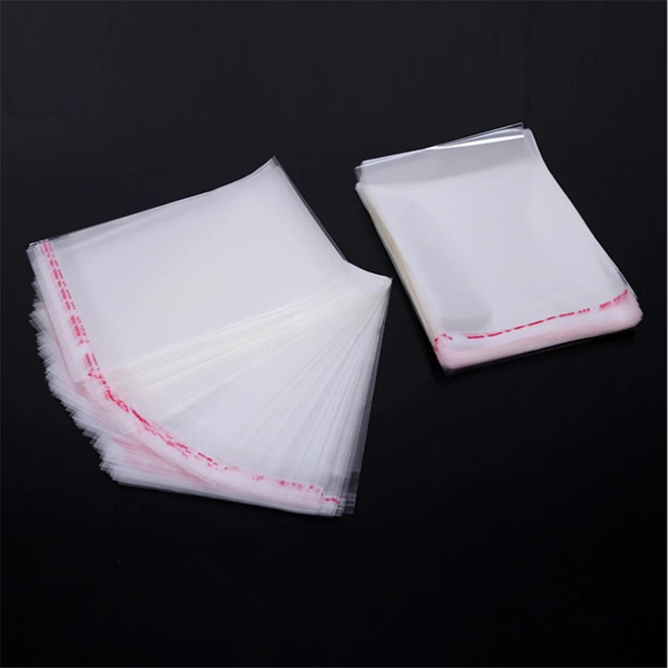 Transparent Plastic Self Adhesive Bag Self Sealing Small Bags For Pen Jewelry Candy Packing Resealable Gift Cookie Packaging Bag