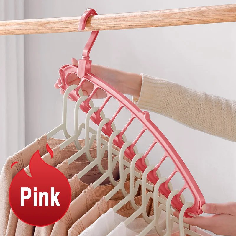 New Clothes Hanger Closet Organizer Space Saving Hanger Multi-port Clothing Rack Plastic Scarf Storage hangers for clothes New Clothes Hanger Closet Organizer Space Saving Hanger Multi-port Clothing Rack Plastic Scarf Storage hangers for clothes