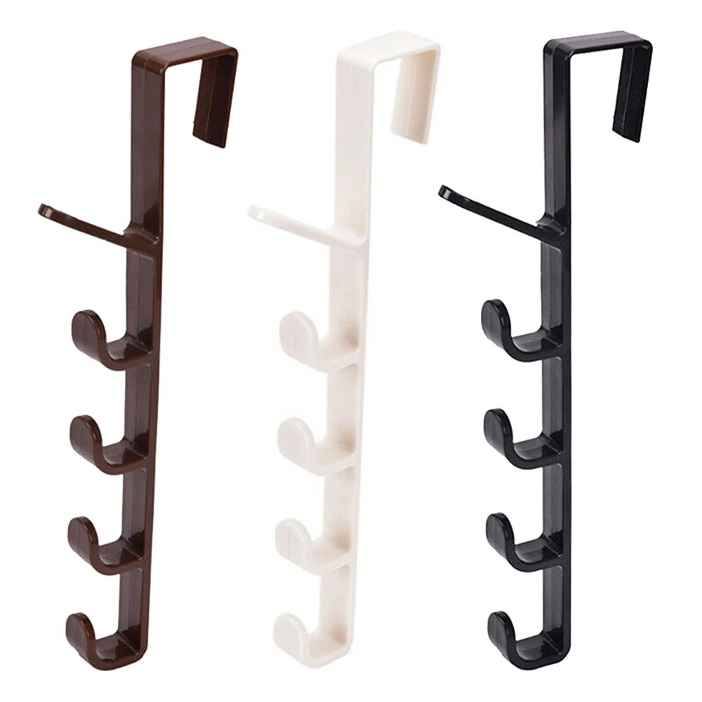 New Multi-purpose Five-segment Hooks Storage Household Hook Rack Organizer Clothes Coat Hat Bag Hanger Holder Hot Sale