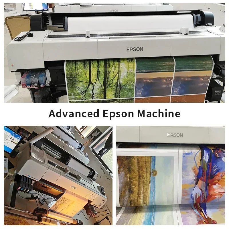 Modern Zoo Elephant Giraffe Canvas Prints Set of Three Animal Wall Art Poster Picture for Children's Room Bedroom Decor Cuadros