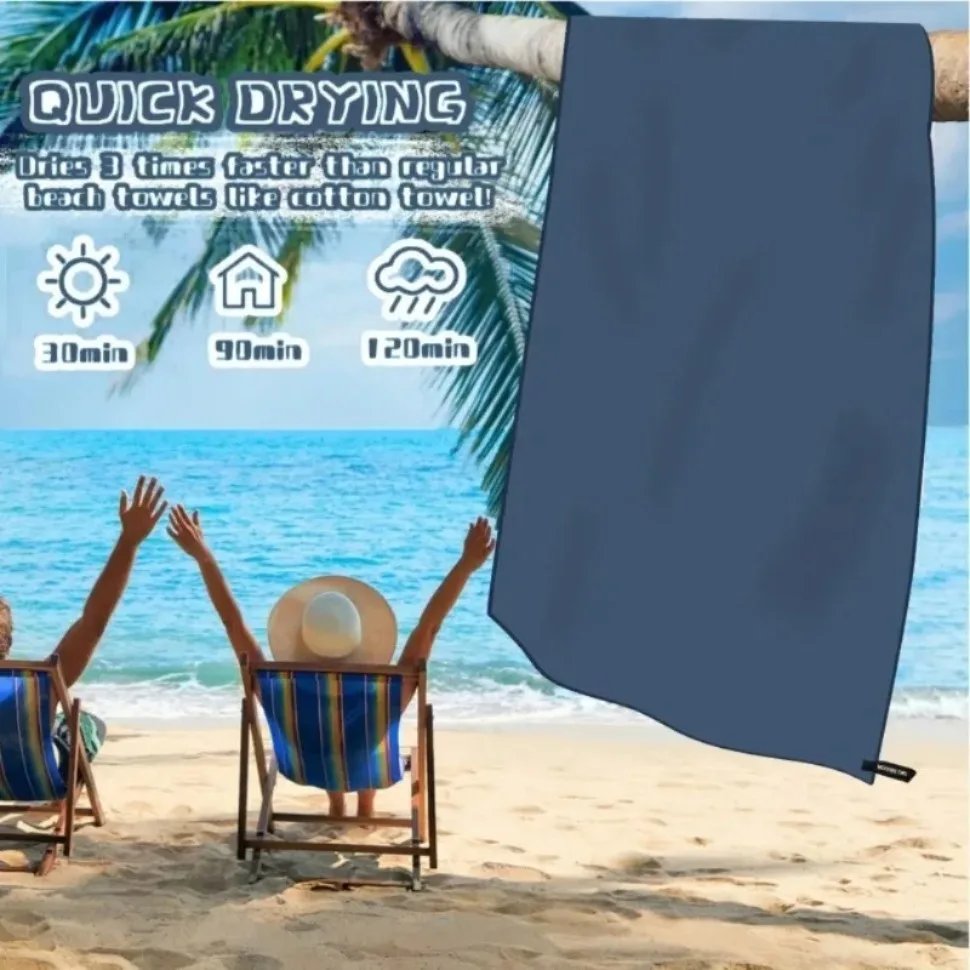 Microfiber Towel,Quick Drying Microfiber Towel For Body,Gym Sports Towel,Men,Sandproof Soft Light Weight Beach Towel