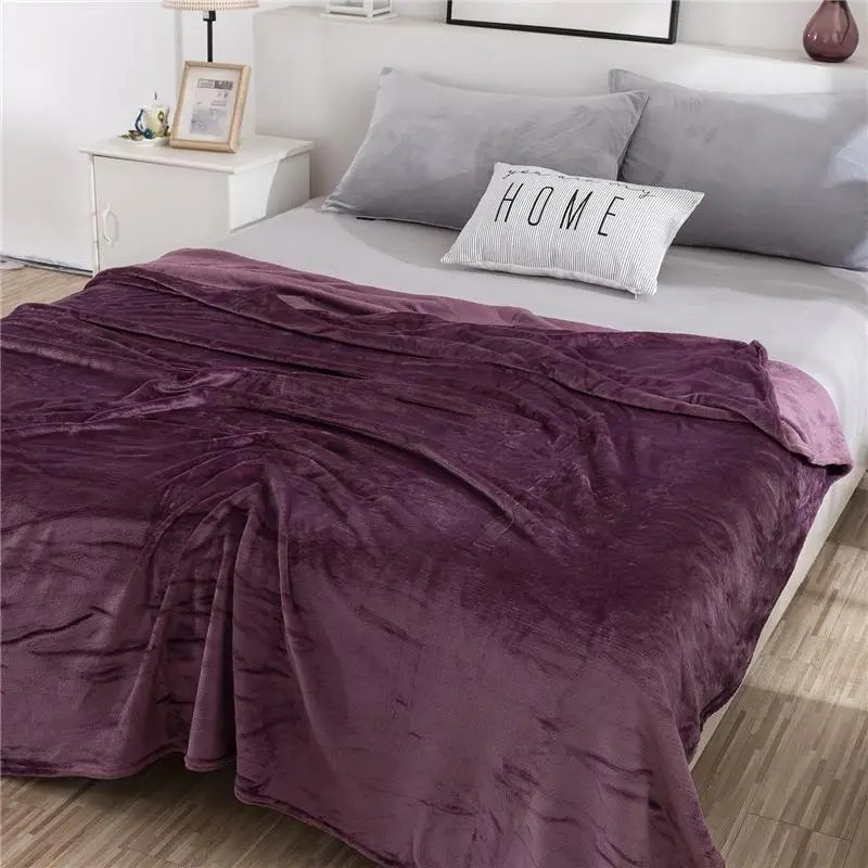 Super Soft Coral Fleece Flannel Blankets Leopard Zebra Stripe Printed Sofa Bed Bedspread Plaid Blankets