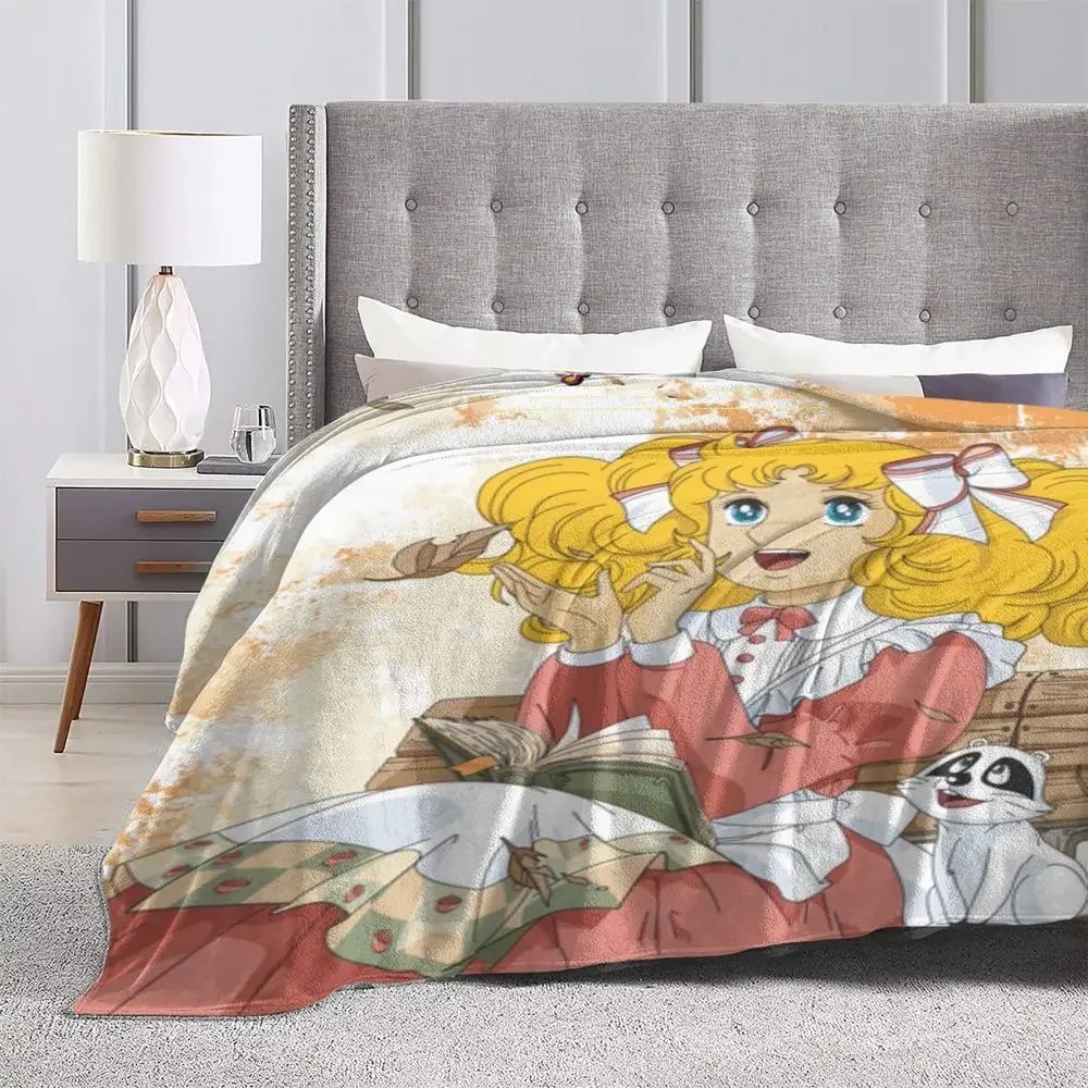 Candy Candy Anime Kurin Knitted Blanket Fleece Anni 80 Cult Color Art Lightweight Throw Blanket for Car Sofa Couch Bedspread Candy Candy Anime Kurin Knitted Blanket Fleece Anni 80 Cult Color Art Lightweight Throw Blanket for Car Sofa Couch Bedspread