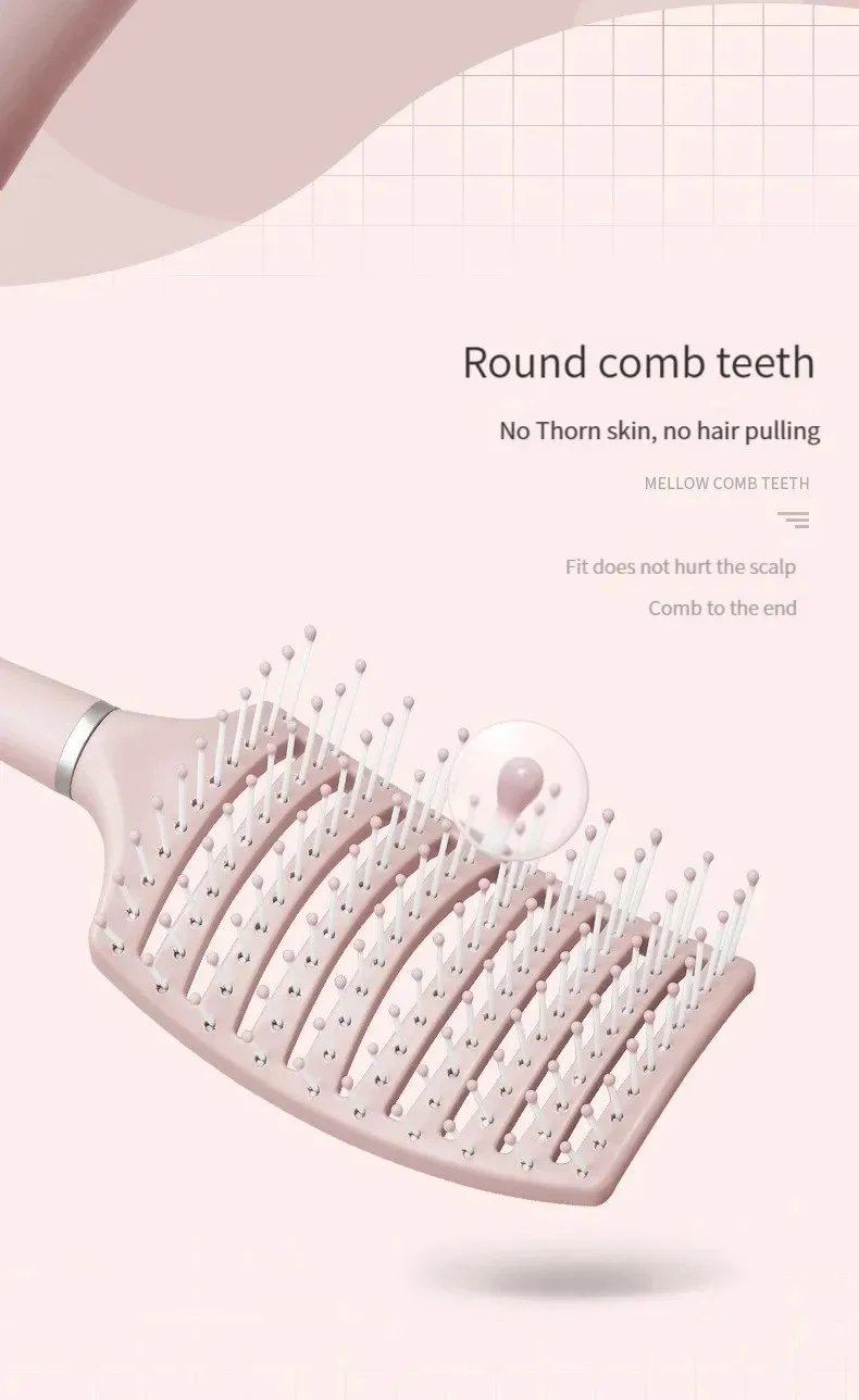 Hairbrush Air Cushion Comb Fluffy Anti-Hair Loss Massage Hair Brush For All Hair Types For Long Thick Thin Curly Natural Hair