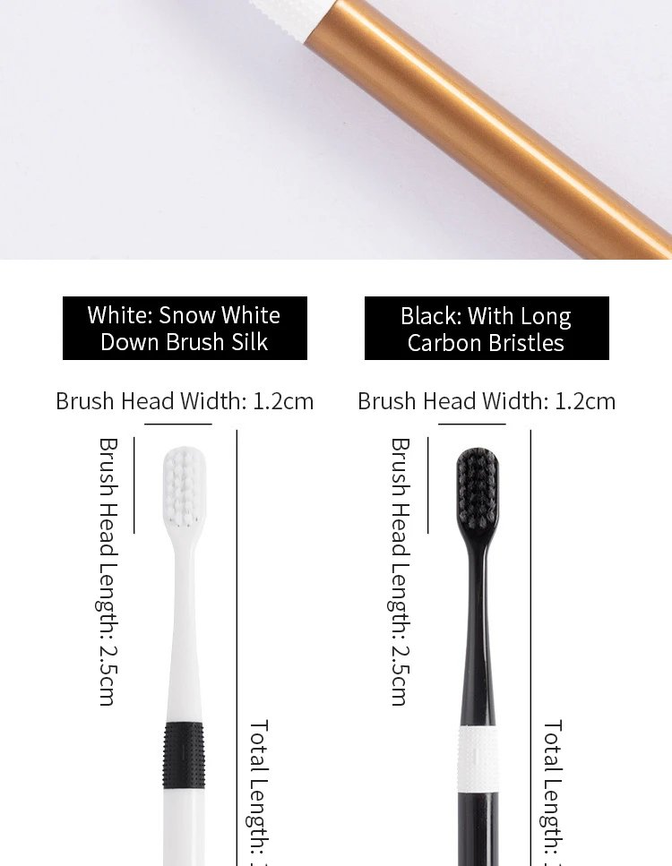 2 Sets Of Bamboo Charcoal Toothbrushes Ultra-Fine Soft Bristle Cleaning, Family Outfit Couple Adult Fine Bristle Toothbrush Set 2 Sets Of Bamboo Charcoal Toothbrushes Ultra-Fine Soft Bristle Cleaning, Family Outfit Couple Adult Fine Bristle Toothbrush Set