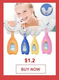 U-shape Kids Toothbrush Children's Toothbrush Silicone Cleaning Toothbrush Healthy 360&deg; Cleaning Oral Care Health Beauty Soft
