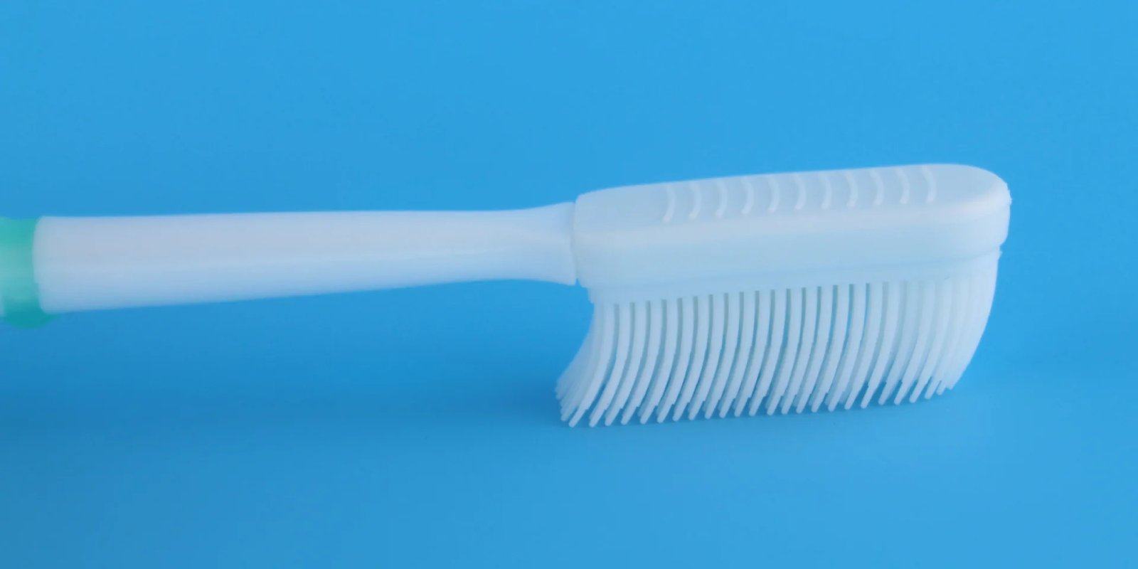 2PCS Soft Toothbrush Adult Silicone Nano Brush Oral Care Nano-Antibacterial Toothbrush Oral Cleaning Tool