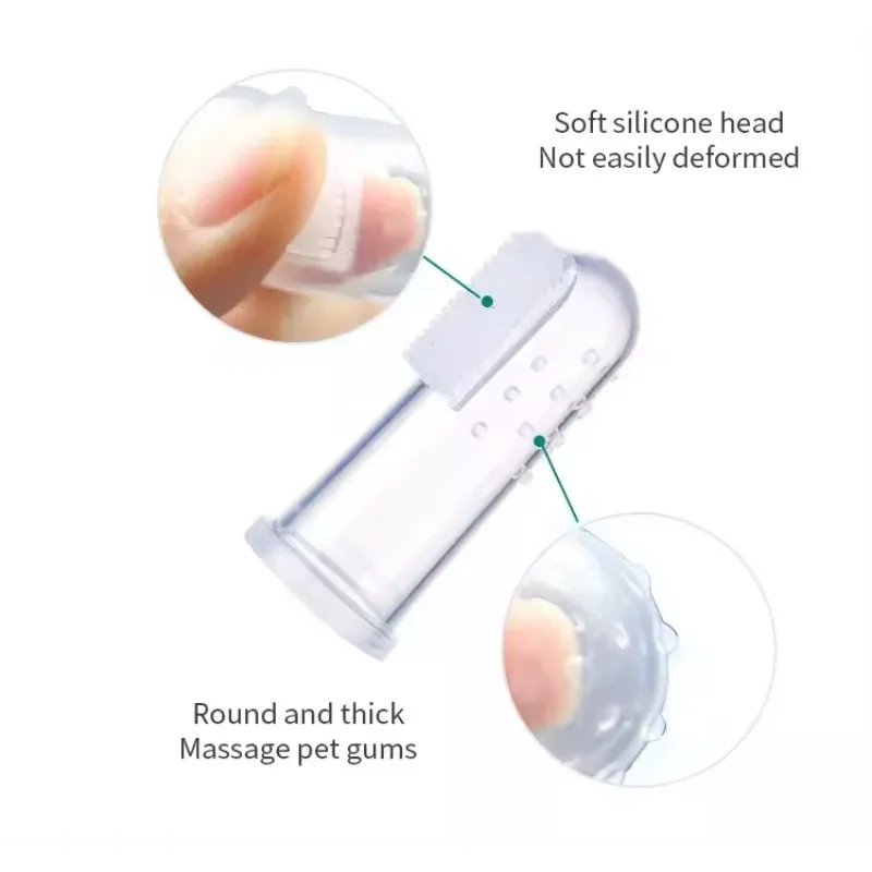 Baby Finger Toothbrush With Box Silicone Infant Tooth Brush Rubber Cleaning Soft Finger Training Toothbrush Pet Toothbrush