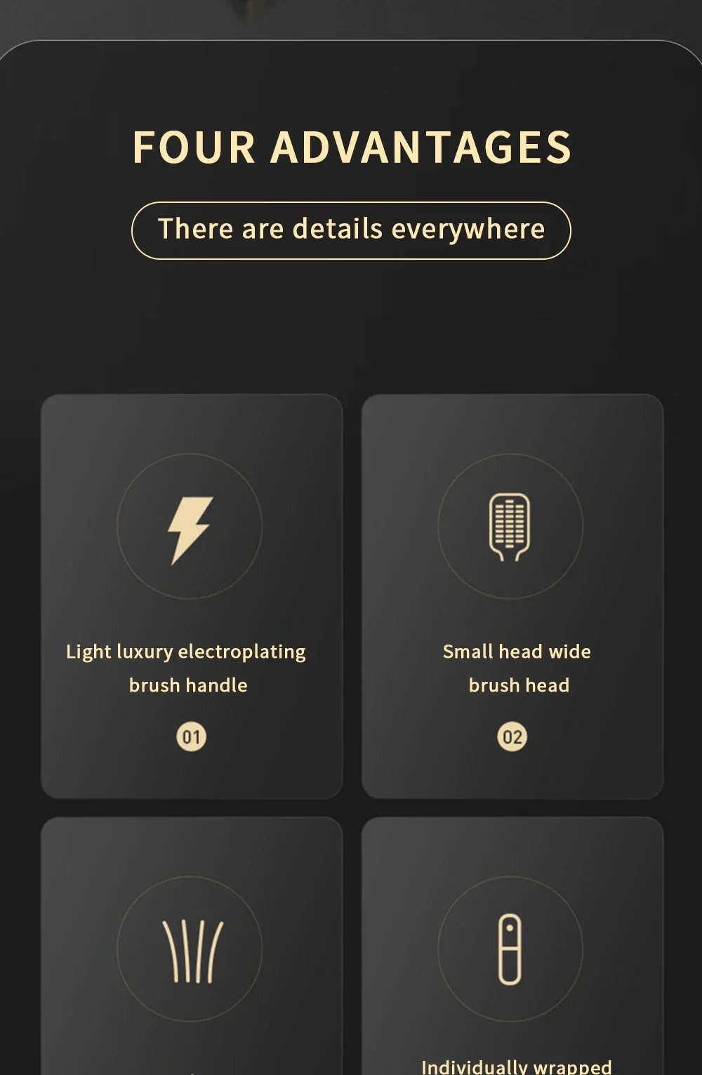 Soft Toothbrush Men Women Adult Tooth Brush Gold Silver Dental Brushes Elegance Gentle Toothbrushes Drop escova de dentes