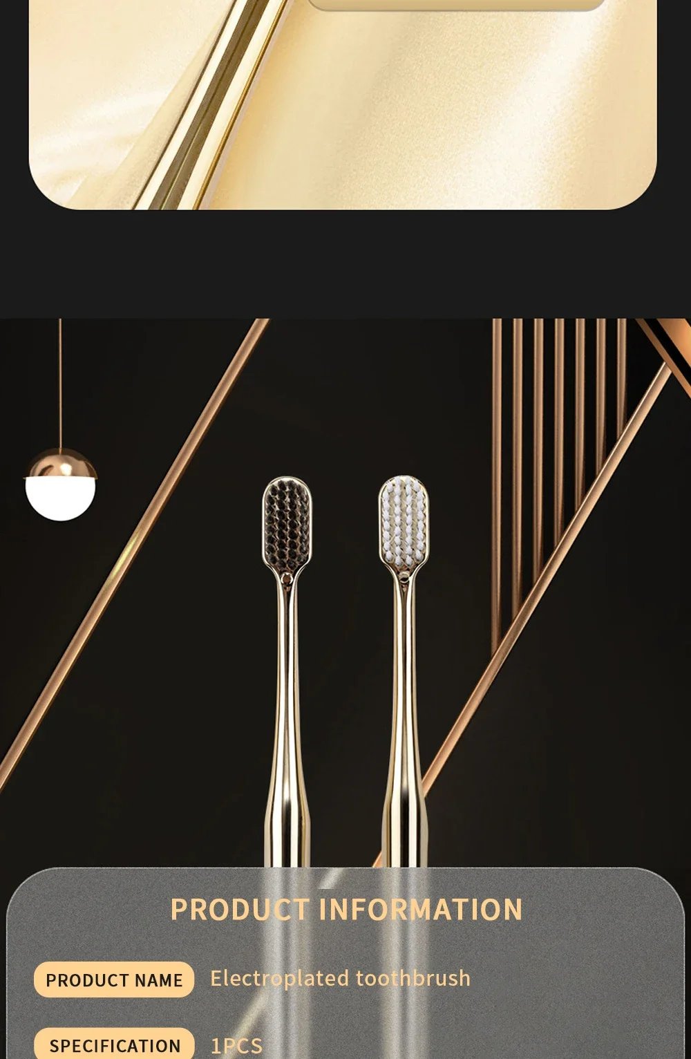 Soft Toothbrush Men Women Adult Tooth Brush Gold Silver Dental Brushes Elegance Gentle Toothbrushes Drop escova de dentes
