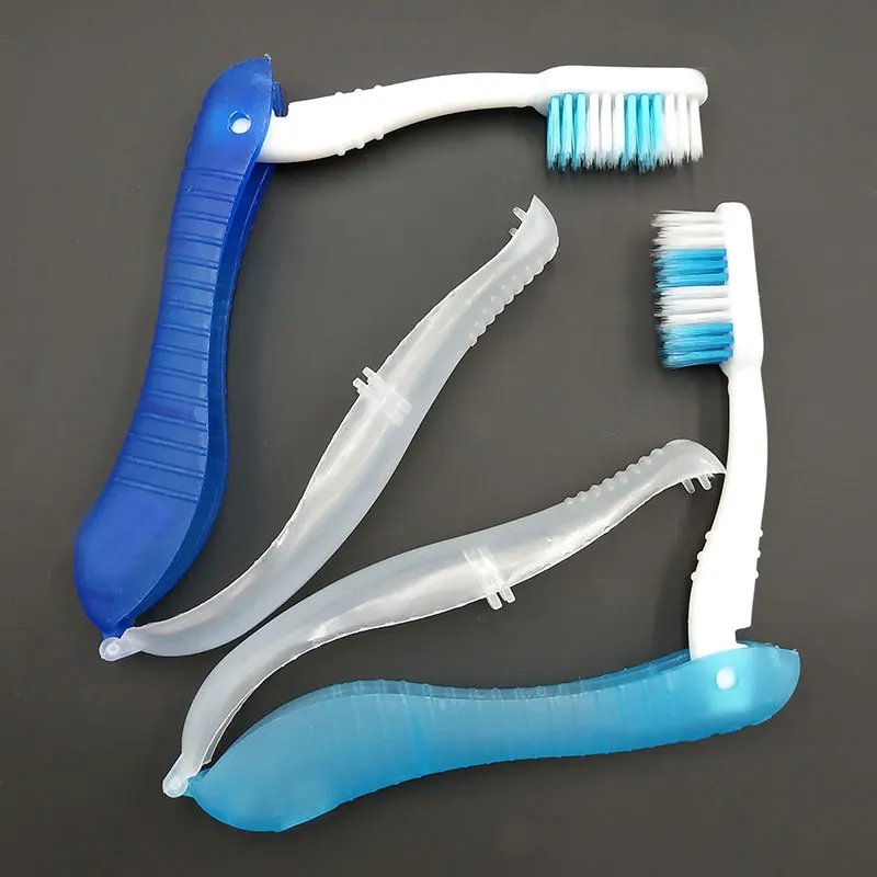 Hygiene Oral Portable Disposable Foldable Travel Camping Toothbrush Hiking Tooth Brush Tooth Cleaning Tools folding toothbrush