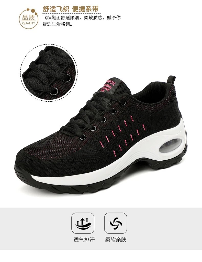 2024 New Sneakers Women Shoes Mesh Breathable Flat Anti-Slip Woman Sneaker Outdoor Trainer Female Zapatos De Mujer Sport Shoe