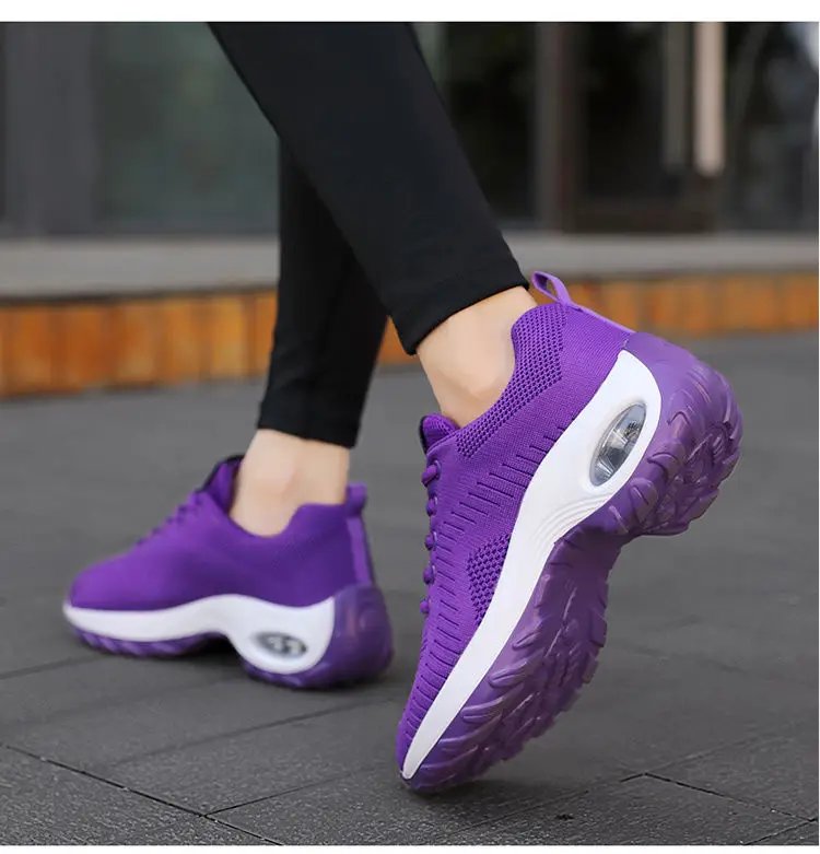 2024 New Sneakers Women Shoes Mesh Breathable Flat Anti-Slip Woman Sneaker Outdoor Trainer Female Zapatos De Mujer Sport Shoe