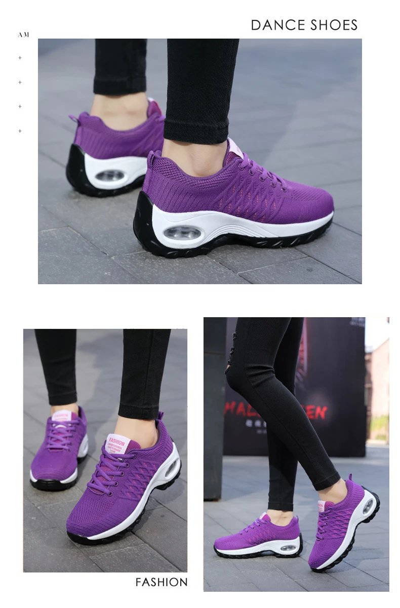 2024 New Sneakers Women Shoes Mesh Breathable Flat Anti-Slip Woman Sneaker Outdoor Trainer Female Zapatos De Mujer Sport Shoe