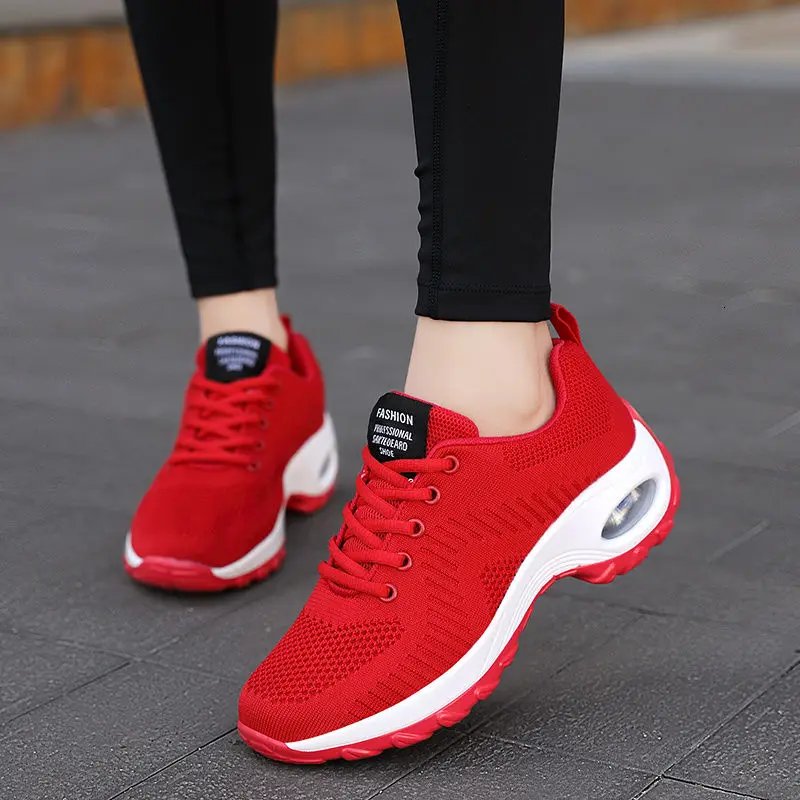 2024 New Sneakers Women Shoes Mesh Breathable Flat Anti-Slip Woman Sneaker Outdoor Trainer Female Zapatos De Mujer Sport Shoe