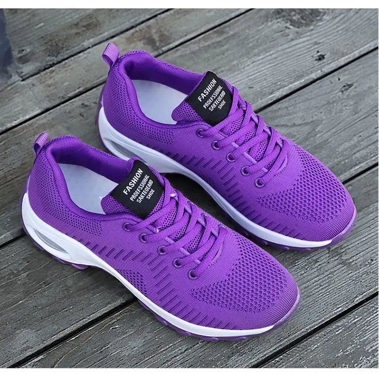 2024 New Sneakers Women Shoes Mesh Breathable Flat Anti-Slip Woman Sneaker Outdoor Trainer Female Zapatos De Mujer Sport Shoe