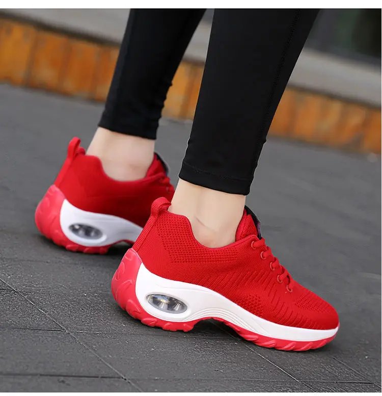 2024 New Sneakers Women Shoes Mesh Breathable Flat Anti-Slip Woman Sneaker Outdoor Trainer Female Zapatos De Mujer Sport Shoe