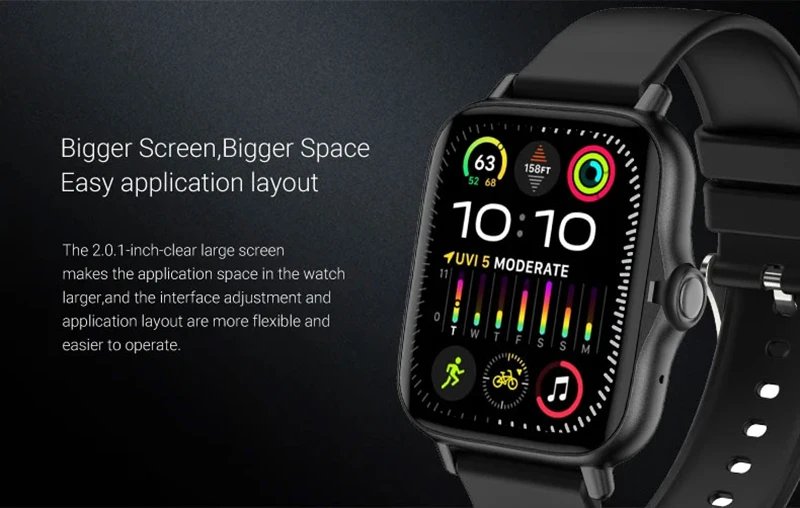 Xiaomi Smart Watch Bluetooth Call Sports Fitness Touchable Screen Monitoring Heart Rate Men Women Multifunctional Smart Watch