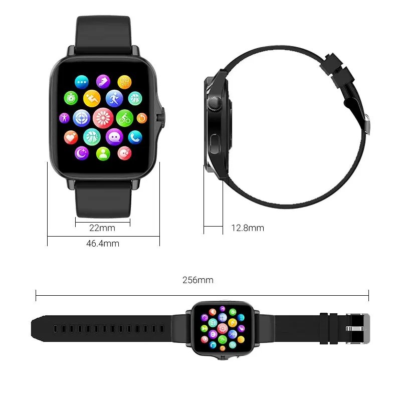 Xiaomi Smart Watch Bluetooth Call Sports Fitness Touchable Screen Monitoring Heart Rate Men Women Multifunctional Smart Watch