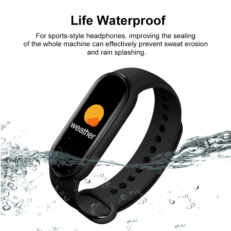M6 Smart Watch Men Women Fitness Smart Bracelet Sports Band Heart Rate Blood Pressure Monitor Waterproof Multi-function Watches M6 Smart Watch Men Women Fitness Smart Bracelet Sports Band Heart Rate Blood Pressure Monitor Waterproof Multi-function Watches