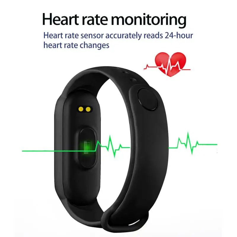 M6 Smart Watch Men Women Fitness Smart Bracelet Sports Band Heart Rate Blood Pressure Monitor Waterproof Multi-function Watches M6 Smart Watch Men Women Fitness Smart Bracelet Sports Band Heart Rate Blood Pressure Monitor Waterproof Multi-function Watches