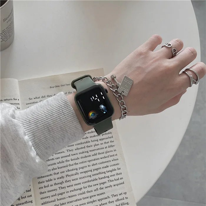 Led Children's Watch Sport Digital Watches Spaceman Silicone Strap Waterproof Electronic Wristwatch for Boys Girls Gift 손목시계