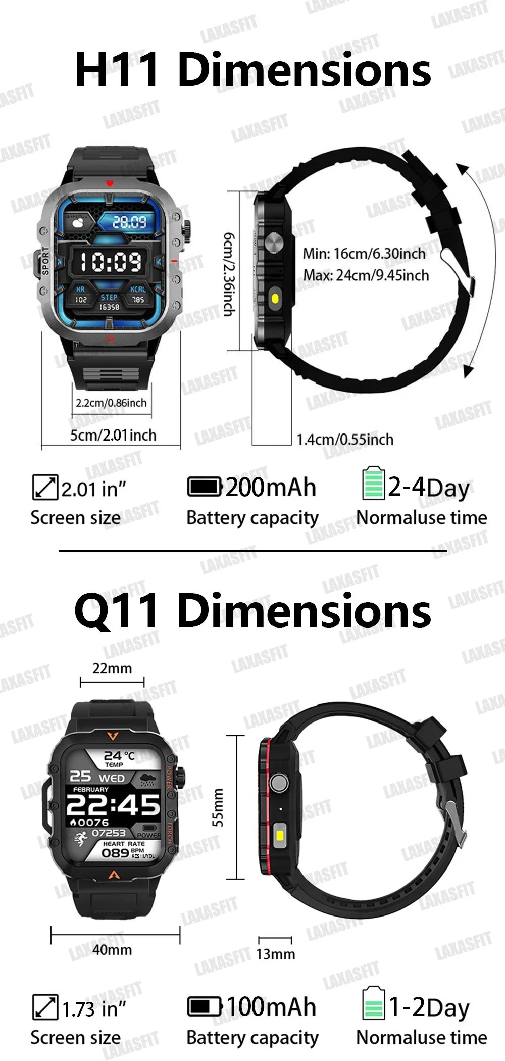 2024 Outdoor Military Men's Smart Watch Bluetooth Talk Sports Heart Rate Monitor Smart Watch Android IOS