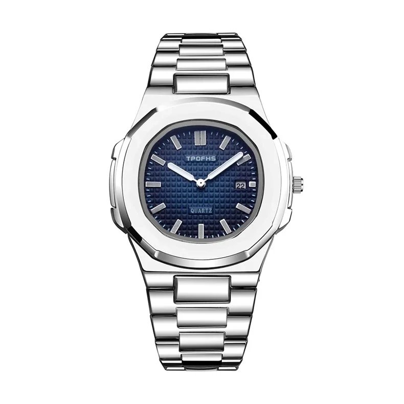 2024 New Luxury Men Quartz Watches 30M Waterproof Automatic Date Watch Man Stainless Steel Sport Chronograph Watch for Men Clock