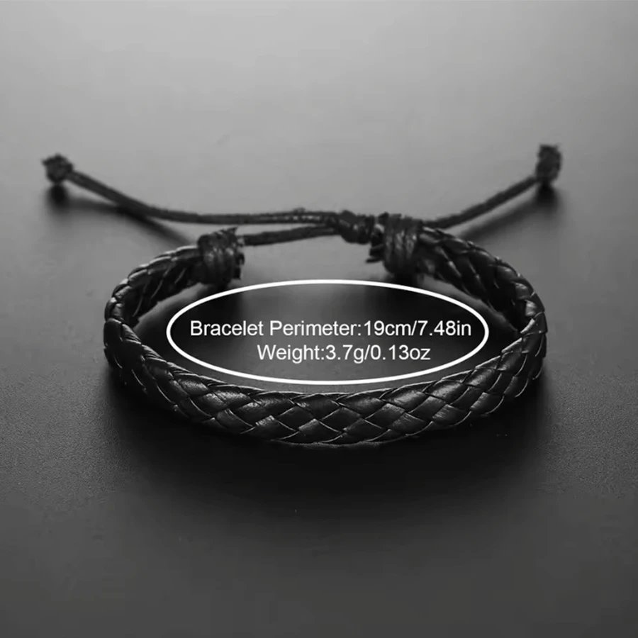 3PCS/Set Fashion Men's Watch Casual Leather Band Quartz Wristwatch Men Business Watches Bracelet Necklace Set