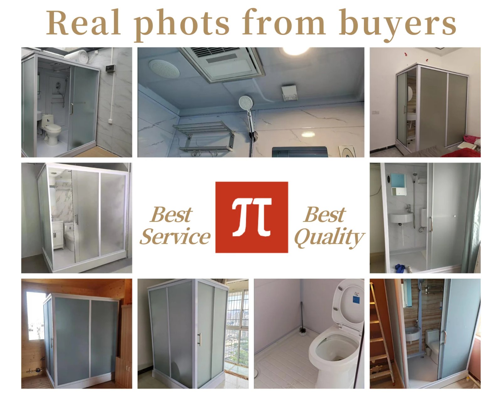 All-in-one Bathroom Hotel Tent Overall Bathroom Shower Room Finished Product Integrated Bathroom Rental Hotel Shower With Toilet