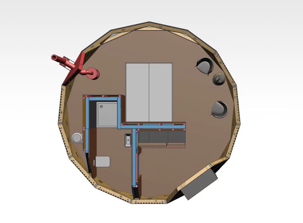 Ford Blue Glass Dome Hotel Tent Hexagonal Tempered Glass House Igloo Geodesic Aluminum Frame Outdoor Luxury Resort Round Camping