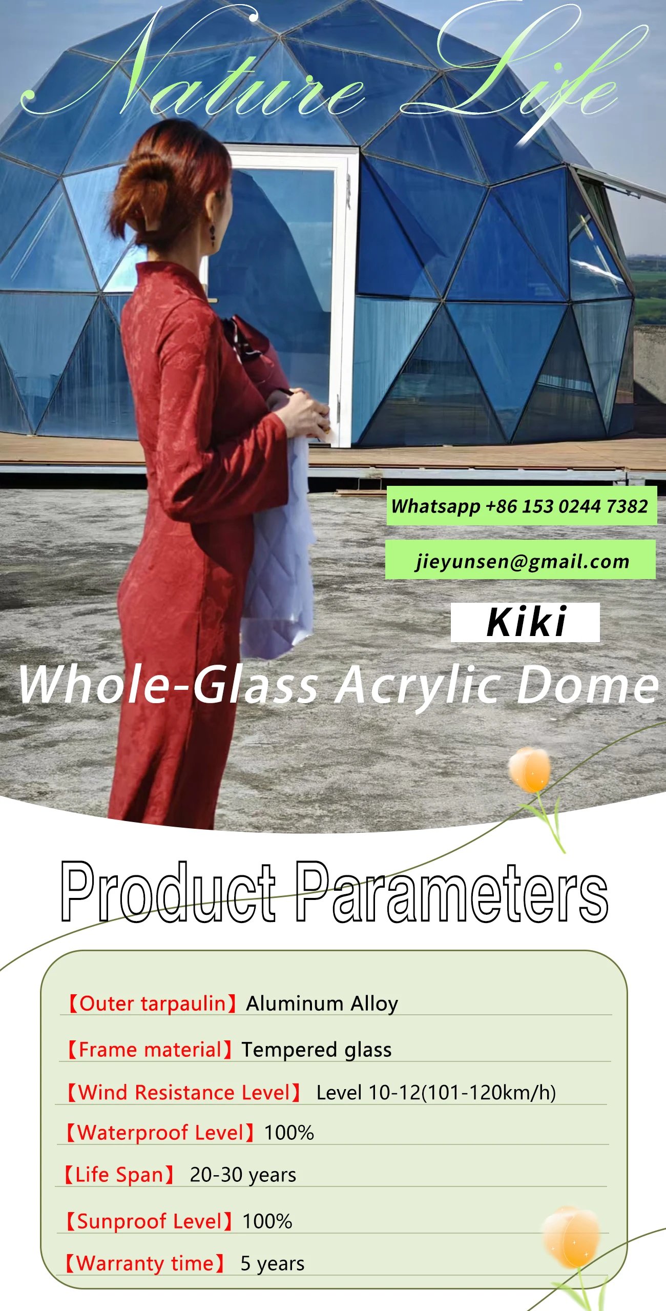 Ford Blue Glass Dome Hotel Tent Hexagonal Tempered Glass House Igloo Geodesic Aluminum Frame Outdoor Luxury Resort Round Camping