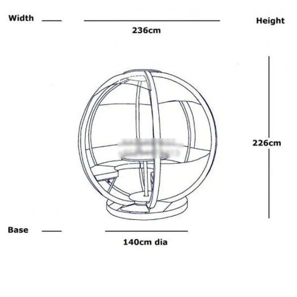 Garden Pod Rotating Lounger High Quality Summer House or Log Cabin commercial premises garden patio set Sunshade Room Sun Room