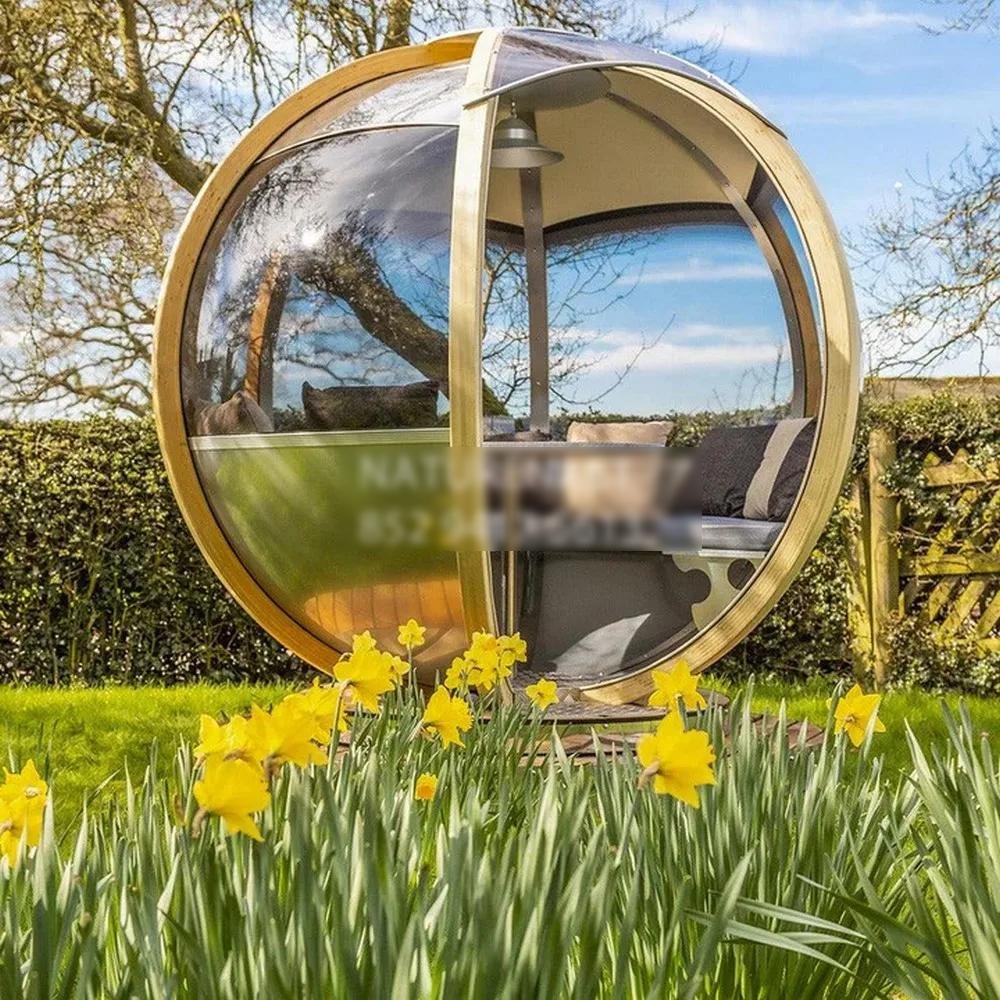 Garden Pod Rotating Lounger High Quality Summer House or Log Cabin commercial premises garden patio set Sunshade Room Sun Room