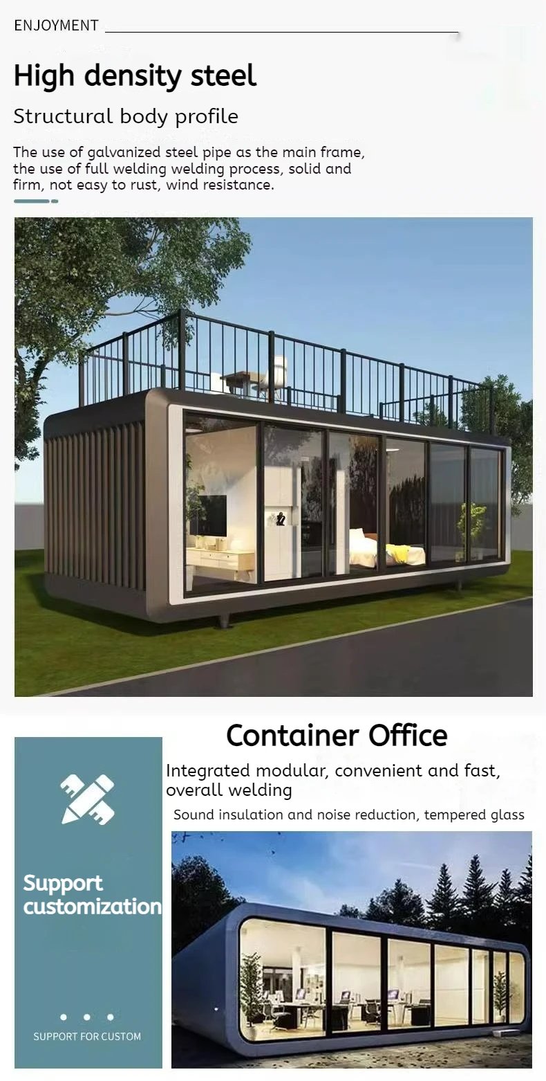 Villas Containers Live Homes Building High QualityWholesale Fast Assembly Tiny Prefab Extendable Flat Packed Houses Prefab House