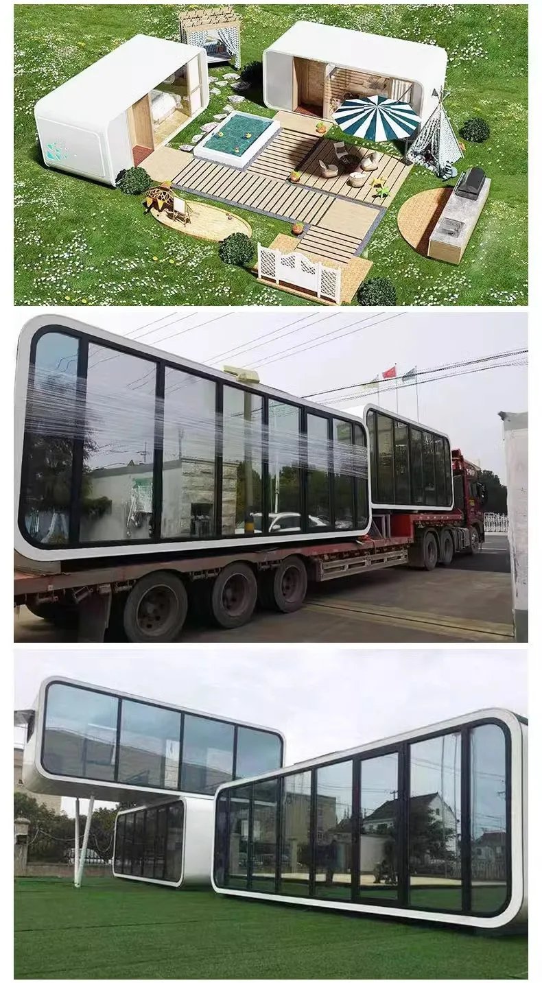 Villas Containers Live Homes Building High QualityWholesale Fast Assembly Tiny Prefab Extendable Flat Packed Houses Prefab House