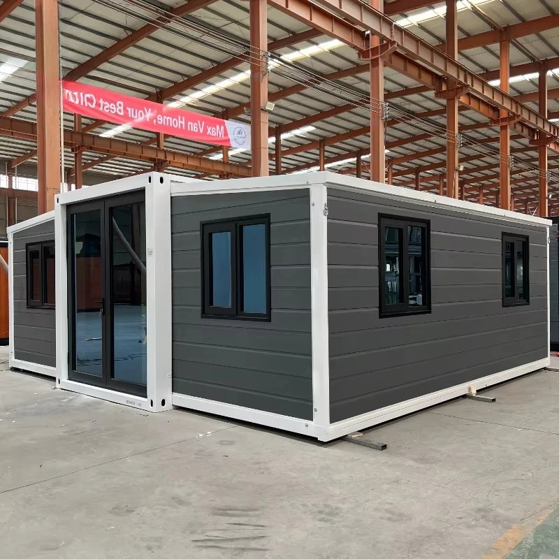 20ft Expandable Container House Ready Made Living Prefabricated Villa Prefab Portable Mobile Tiny Home.