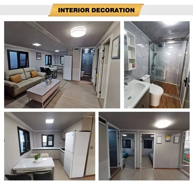 20ft Expandable Container House Ready Made Living Prefabricated Villa Prefab Portable Mobile Tiny Home.