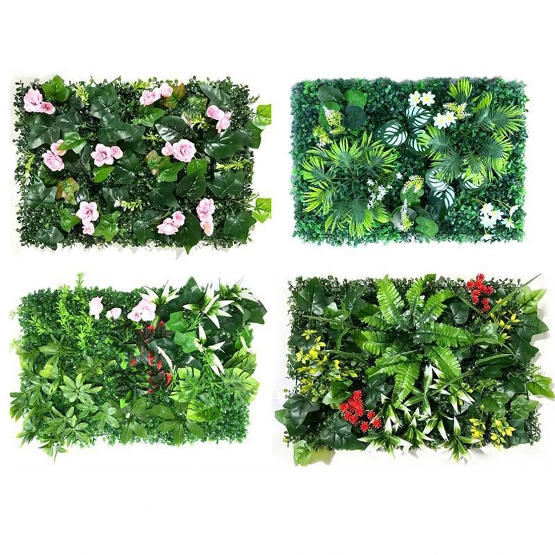 60x40cm Artificial Plant Green Wall Landscape Home Garden Jungle Decor Fake Plants Plastic Lawn Wall Panels Garden Fence Decorat 60x40cm Artificial Plant Green Wall Landscape Home Garden Jungle Decor Fake Plants Plastic Lawn Wall Panels Garden Fence Decorat